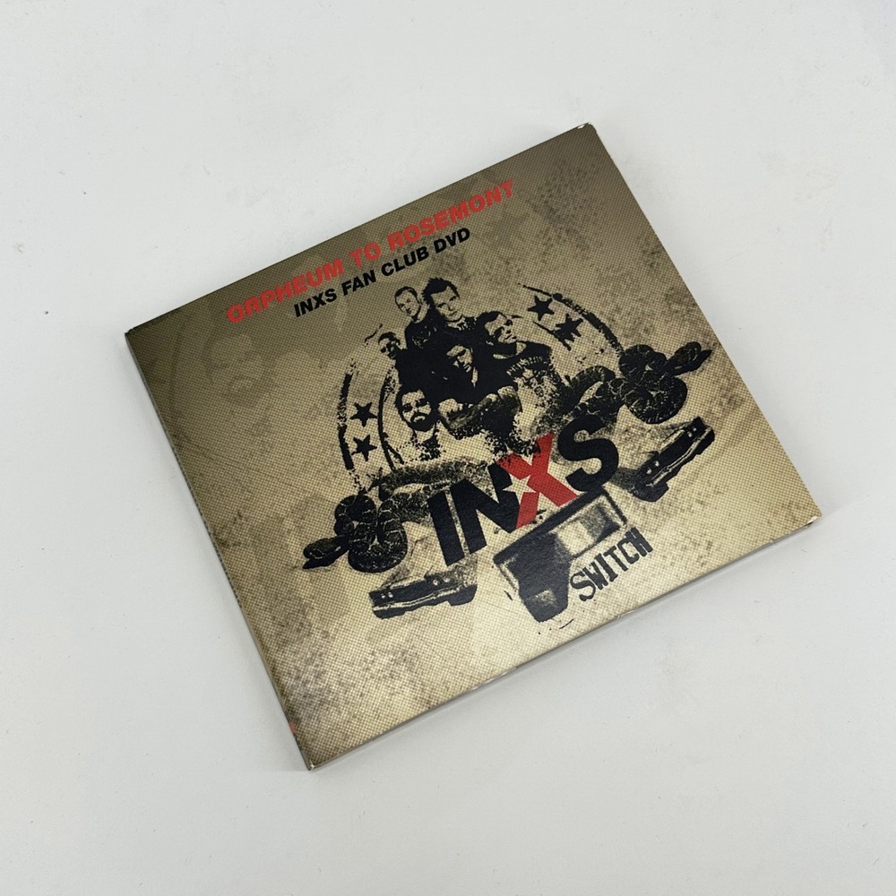 INXS DVD Orpheum To Rosemont Fan Club‎ Switch Exclusive Music Video